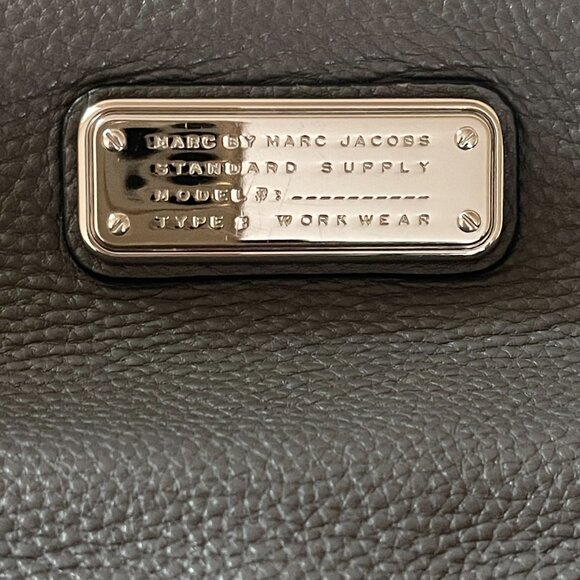 Marc by Marc Jacobs Classic Q Percy Crossbody Gray Pebbles Leather Bag Small - Picture 3 of 13